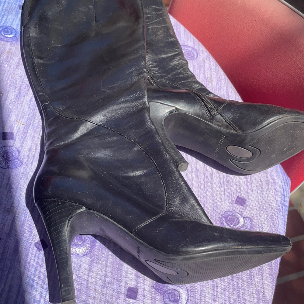 Nine West calf boots size 8.5